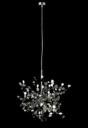 светильник подвесной crystal lux garden sp3 d400 chrome crystal lux 1861/203, доставка по Казахстану 