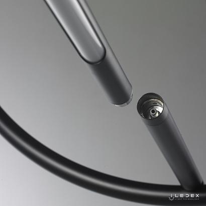 подвесной светильник iledex zoom 8075p/s-18w-3000k matt black&white iledex 8075p/s-18w-3000k mbk-wh, доставка по Казахстану 