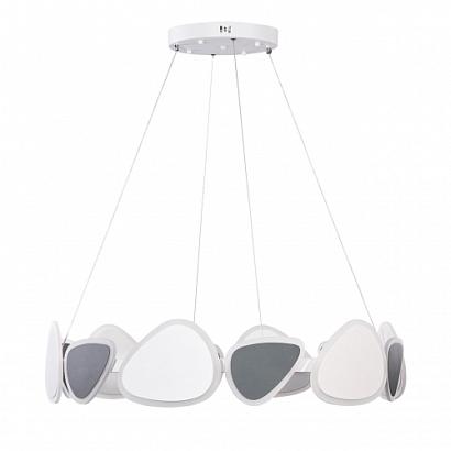 люстры 5611/99l ledio ln23 025 белый, серый люстра led 116w 3000-6000к 9576лм 220v kumiko, доставка по Казахстану 