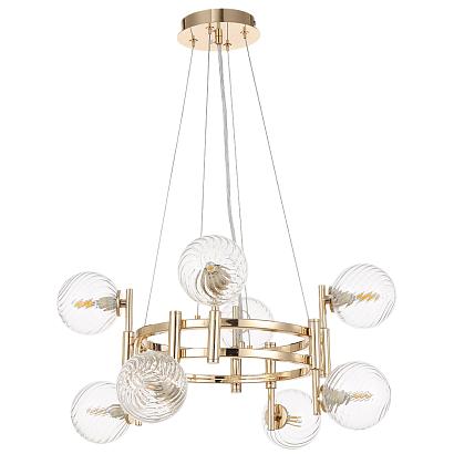 люстры подвесной светильник crystal lux luxury sp8 gold crystal lux 2270/308, доставка по Казахстану 