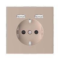 Розетка компьютерная USBx2 Schneider Electric Merten D-Life MTN2366-6051 