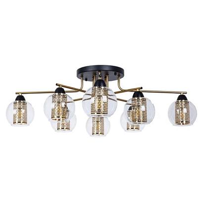 Потолочные Потолочный светильник Arte Lamp MANCHESTER A7045PL-8BK, доставка по Казахстану 