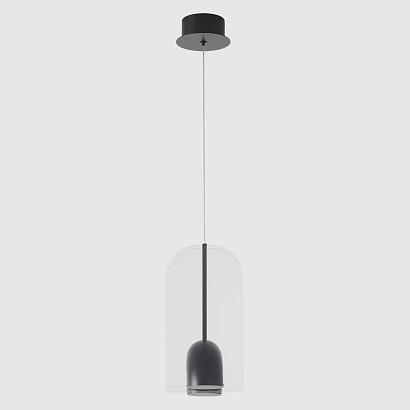Подвесные Светильник подвесной Crystal Lux ELEMENT SP12W LED BLACK Crystal Lux 4020/212, доставка по Казахстану 