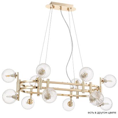 люстры подвесной светильник crystal lux luxury sp12l gold crystal lux 2270/312n, доставка по Казахстану 