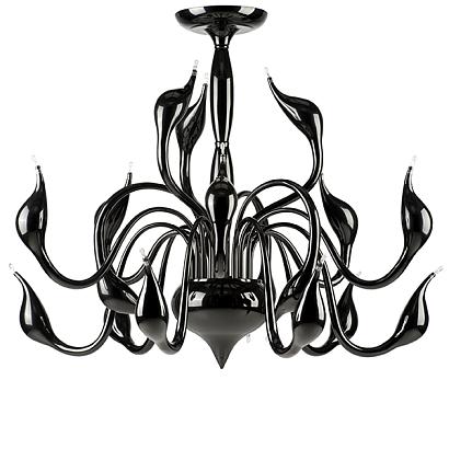 Потолочные Потолочная люстра Lightstar Cigno Collo Bk 751187, доставка по Казахстану 