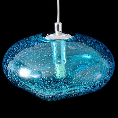 светильник подвесной crystal lux formless sp1 blue 4124/201, доставка по Казахстану 