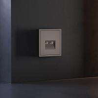 Накладка для розетки компьютерной двойной RJ45+RJ45 кат.6, S70 (капучино) 