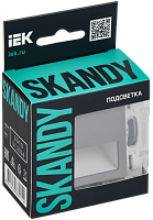 Дополнительная картинка SKANDY Подсветка LED встраиваемая SK-L01Gr сер. IEK