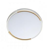 7612/DL PALE SN 032 Светильник пластик/белый/золотистый LED 48Вт c ДУ 3000-6000К D400 IP43 пульт ДУ VELIO