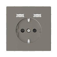 Розетка компьютерная USBx2 Schneider Electric Merten D-Life MTN2366-6050 