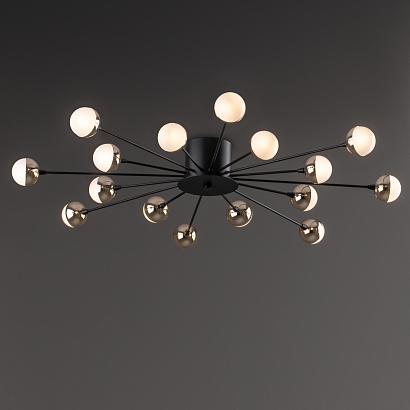 люстры потолочная люстра freya fr5242cl-16b, доставка по Казахстану 