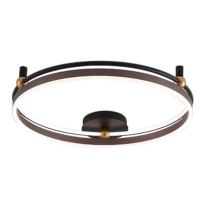 люстры светильник потолочный crystal lux fernando pl72w led coffee/black crystal lux 0620/172, доставка по Казахстану 