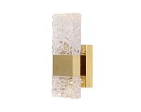 NEWPORT 15380 15382/A Champagne gold , Бра, Champagne gold Clear glass L10*H24*Sp7.2 cm LED 1*5W 3100К 450 lm