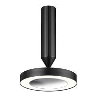 люстры 359279 over nt23 000 черный светильник накладной светодиодный ip20 led 18w 85-265v 1350лм 3000к mirror, доставка по Казахстану 